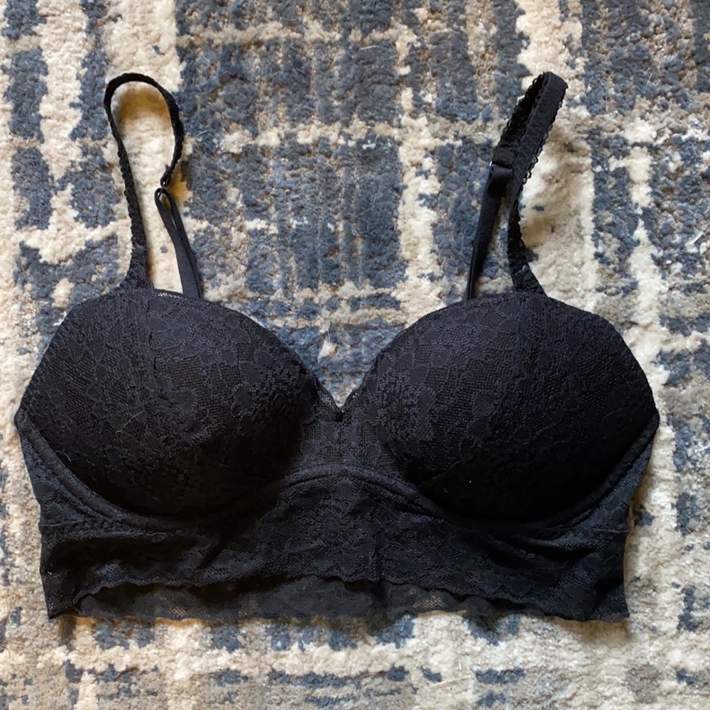 VS Pink Push-up Lace Bralette